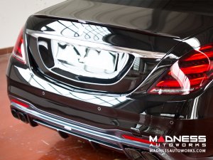 Mercedes Benz S-Class (W222) Rear Decklid Spoiler - Fiber Glass Mercedes Benz S-Class (W222) Rear Decklid Spoiler - Fiber Glass